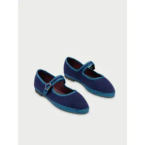 Linen Ballerinas Women Flabelus Mary Jane image-1