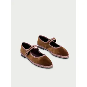 Women's velvet Ballet flats Flabelus Mary Jane image-1