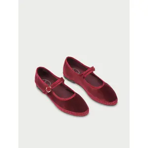 Women's velvet Ballet flats Flabelus Mary Jane image-1