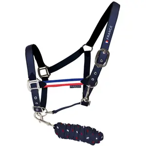 Set cavezza + corda per guinzaglio Flags&Cup France limited edition image-0