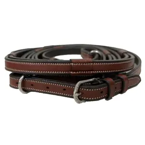 Nastavitelný uzdečkový otěže s madly Flags&Cup