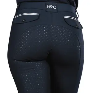 Full grip riding pants for women Flags&Cup Cayenne image-2