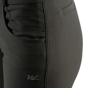 Women's mid grip riding pants Flags&Cup Pampelone image-1