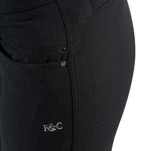 Women's mid grip riding pants Flags&Cup Pampelone image-1