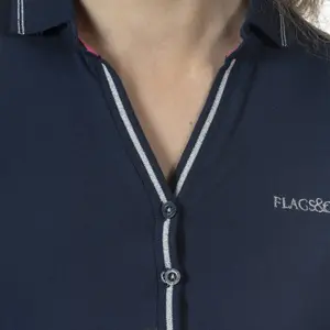 Polo feminino Flags&Cup Rosa image-2