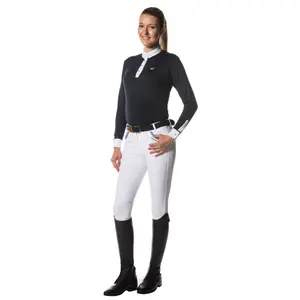 Damespolo met lange mouwen Flags&Cup Formosa image-0