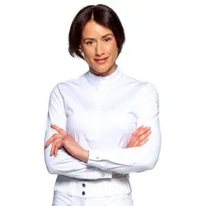 Damska konkursowa koszulka polo z długim rękawem Flags&Cup Arizona image-0