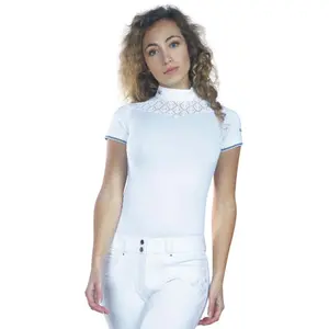 Polo equitación para mujer Flags&Cup Cassia image-0