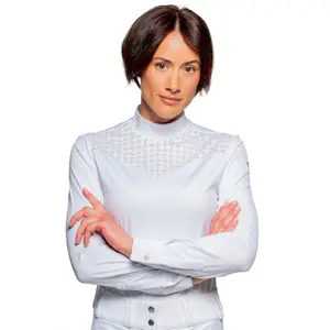 Polo da competizione a maniche lunghe da donna Flags&Cup Isla image-0