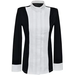 Polo de equitación de manga larga para mujer Flags&Cup Diamantina image-0