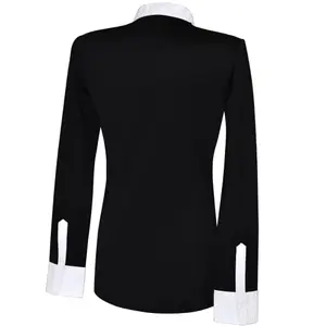 Polo de equitación de manga larga para mujer Flags&Cup Diamantina image-1