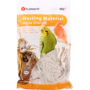 Cotton bird nesting accessory Flamingo Abita image-1