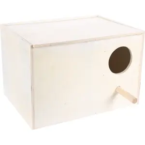 Horizontaler Holz-Nistkasten für Sittiche Flamingo image-0