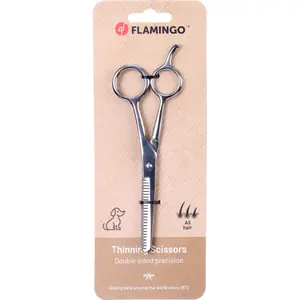 Oboustranné ztenčovací nůžky Flamingo Premium Care image-1