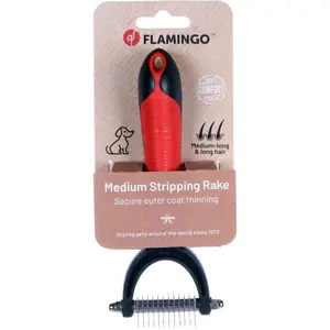 Dog and cat grooming brush Flamingo Premium Care image-1