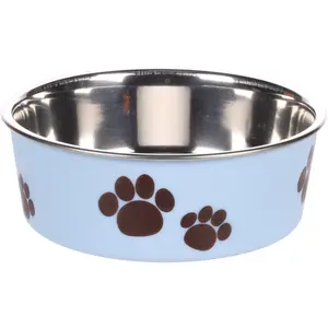 Gamelle pour la nourriture et d'eau pour chien rond Flamingo Kena image-0