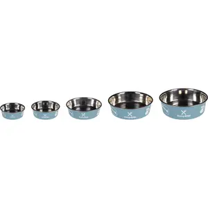 Plato de comida y agua redondo para perros Flamingo Kena image-1
