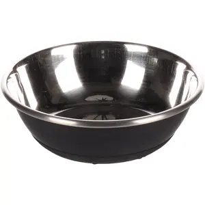 Plato de comida y agua redondo para perros Flamingo Tobias image-0