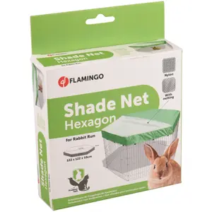 Hexagon schaduwdoek Flamingo image-2