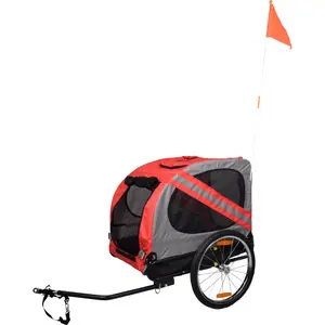 Cykelanhænger til hunde Flamingo Juliette image-2