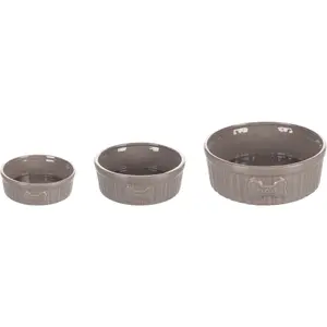 Gamelle pour la nourriture et d'eau pour chien rond Flamingo Mabel image-1