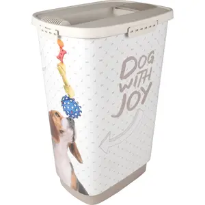 Contenedor de alimentos para cães retangular Flamingo June image-1