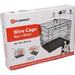 Metalowa klatka transportowa dla psa Flamingo Nyo image-2