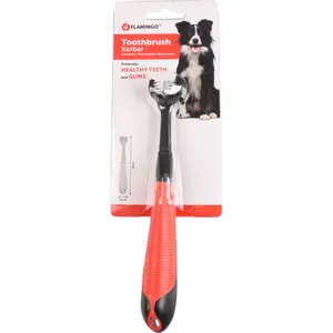 Zahnbürste für Hunde Flamingo Kerber image-1