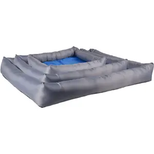 Cooling rectangular dog bed Flamingo Fresk