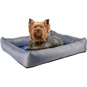 Cooling rectangular dog bed Flamingo Fresk image-2