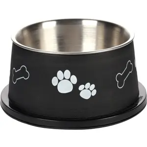 Fressnapf für Wasser und Futter für Hunde mit langen Ohren Flamingo Kena image-1