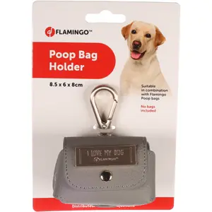 Dispensador de bolsas para excrementos de perros Flamingo Quint image-3