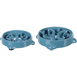 Gamelle pour la nourriture pour chien rond Flamingo Slow Feeder Beno image-1