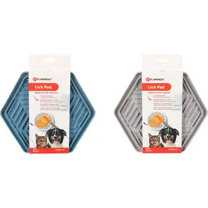 Hexagonal mat do wylizywania dla psa Flamingo Bean image-2