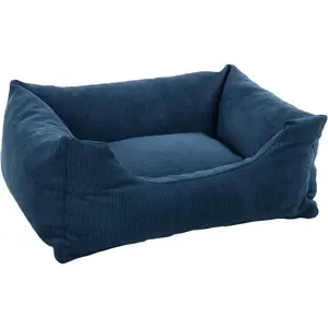 Cama retangular para cão Flamingo Celeste image-1