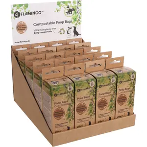 Dog waste Bag Flamingo Cardun image-2