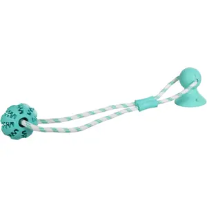 Hundespielzeug mit Seil Flamingo Fixa Balle Et Ventouse image-0