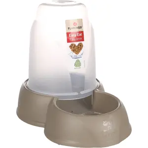 Dispensador automático de comida y agua para perros Flamingo Zena image-1