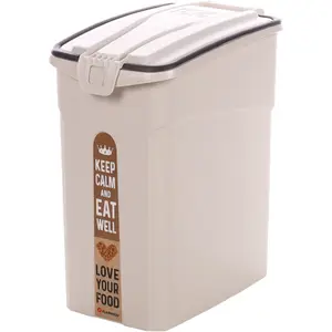 Contenedor de alimentos para perros rectangular Flamingo Kolio