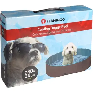 Piscine pour chien rond Flamingo Splash image-3