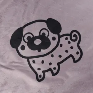 Rectangular dog blanket Flamingo Oddi image-3
