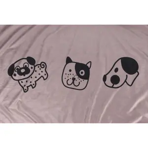 Rectangular dog blanket Flamingo Oddi image-1