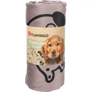 Rectangular dog blanket Flamingo Oddi image-5