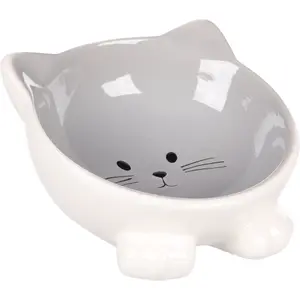 561500-skal-for-katter-flamingo-puzi-gra-vit-svart-13-8x8-6x7-5-cm