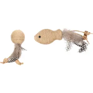 Cat ball ball and fish Flamingo Yutsa image-0