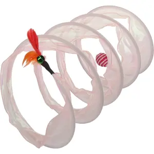 Túnel para gatos con pelota Flamingo Kennedy