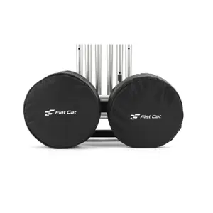 Set di 2 protezioni per le ruote dei carrelli da golf Flat Cat image-1