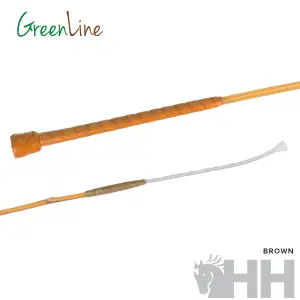 Frustino da dressage equitazione con frangia Fleck Greenline