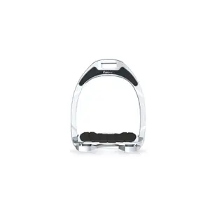 Ultra-Grip Grey/Alu/Brown Inclined Aluminium Stirrups Flex-On