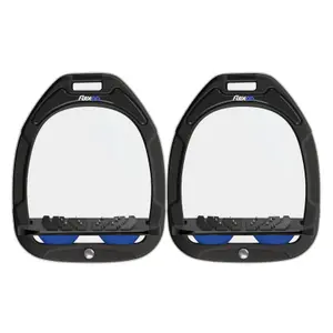 Aluminiowe strzemię grawitacyjne Czarny/Czarny/Jasnoniebieski Flex-On image-0